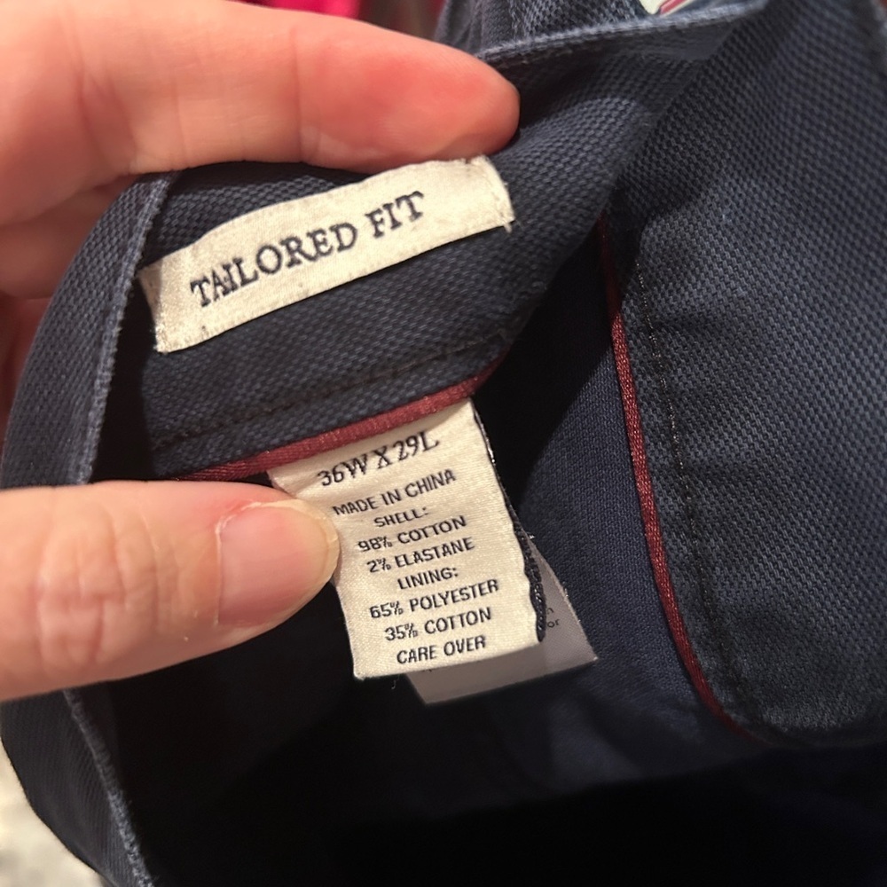 Jos. A. Bank Navy Chinos - Picture 3 of 4